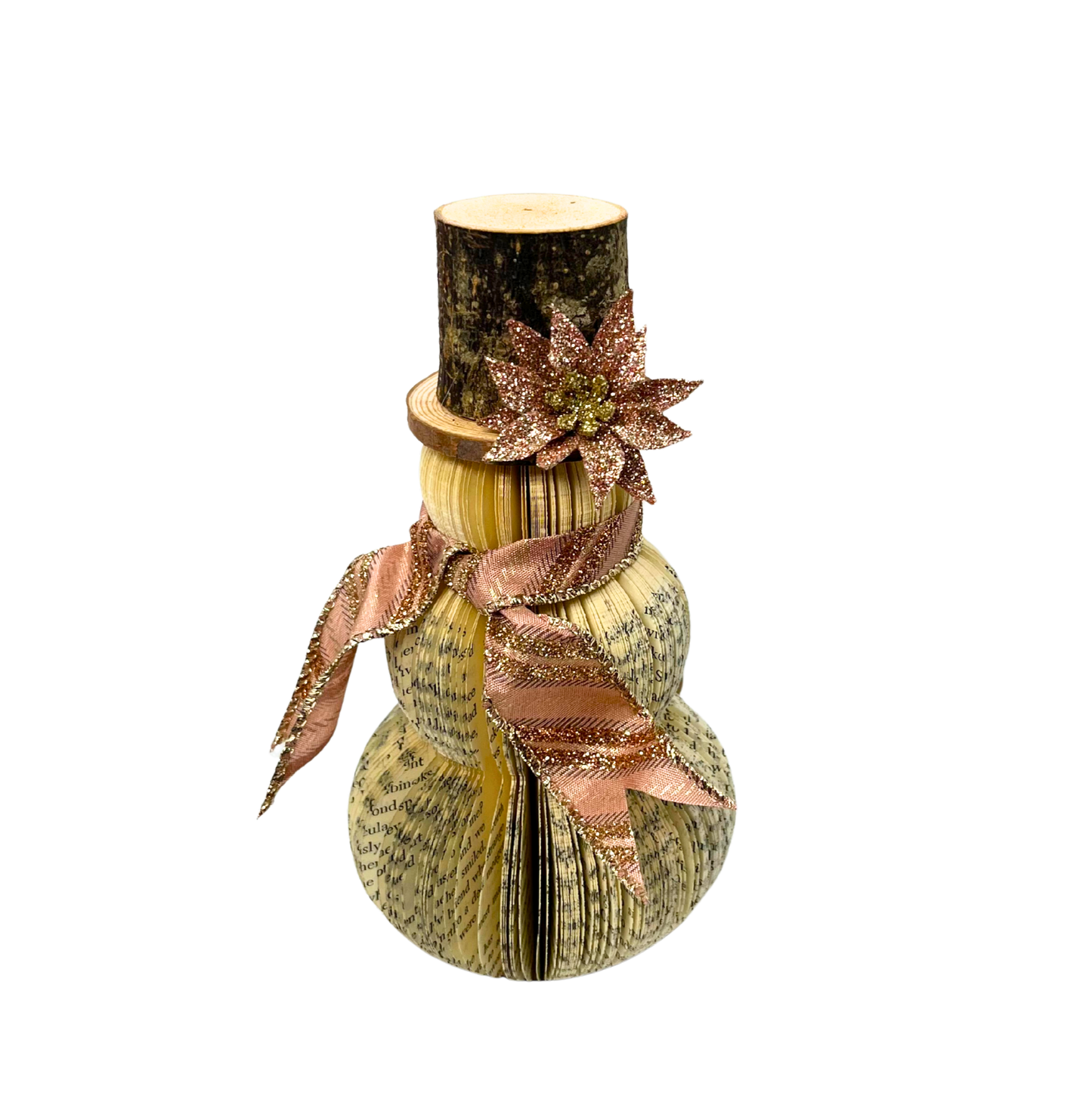 Mini Literary Snowman - Pink