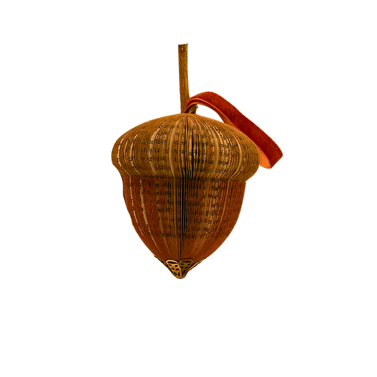 Literary Acorn - Brown Velvet Hanger