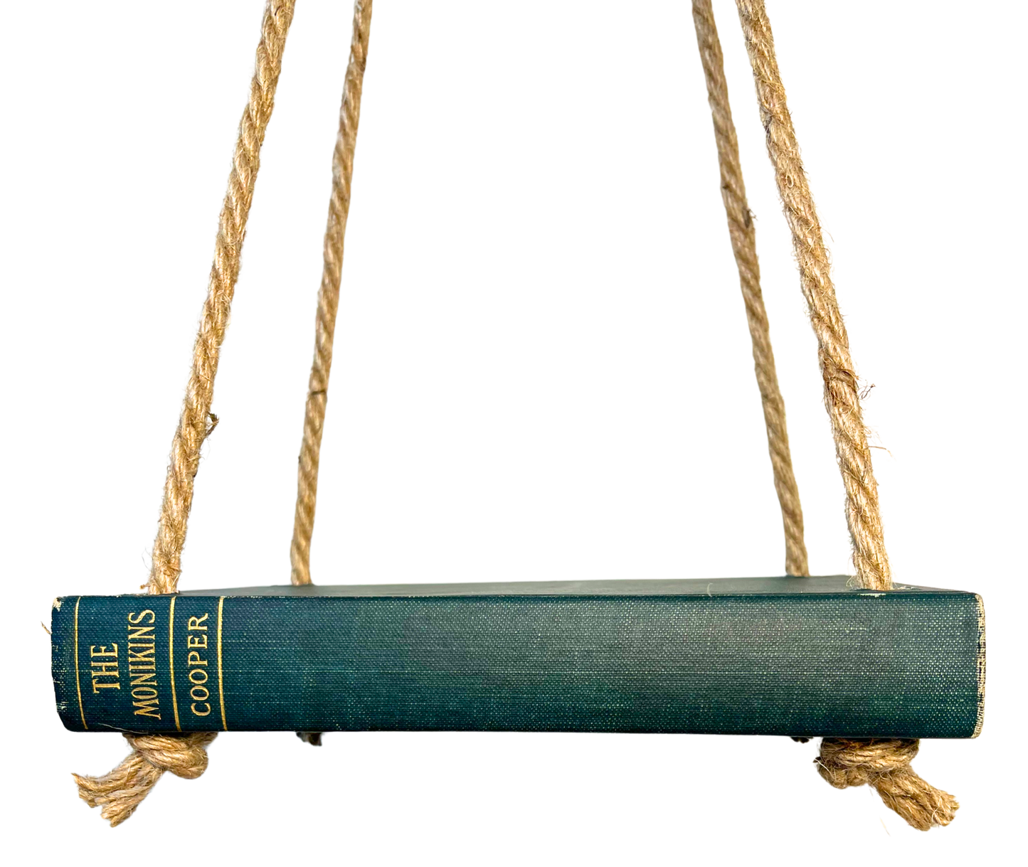 Hanging "Book" Shelf - Vintage Green