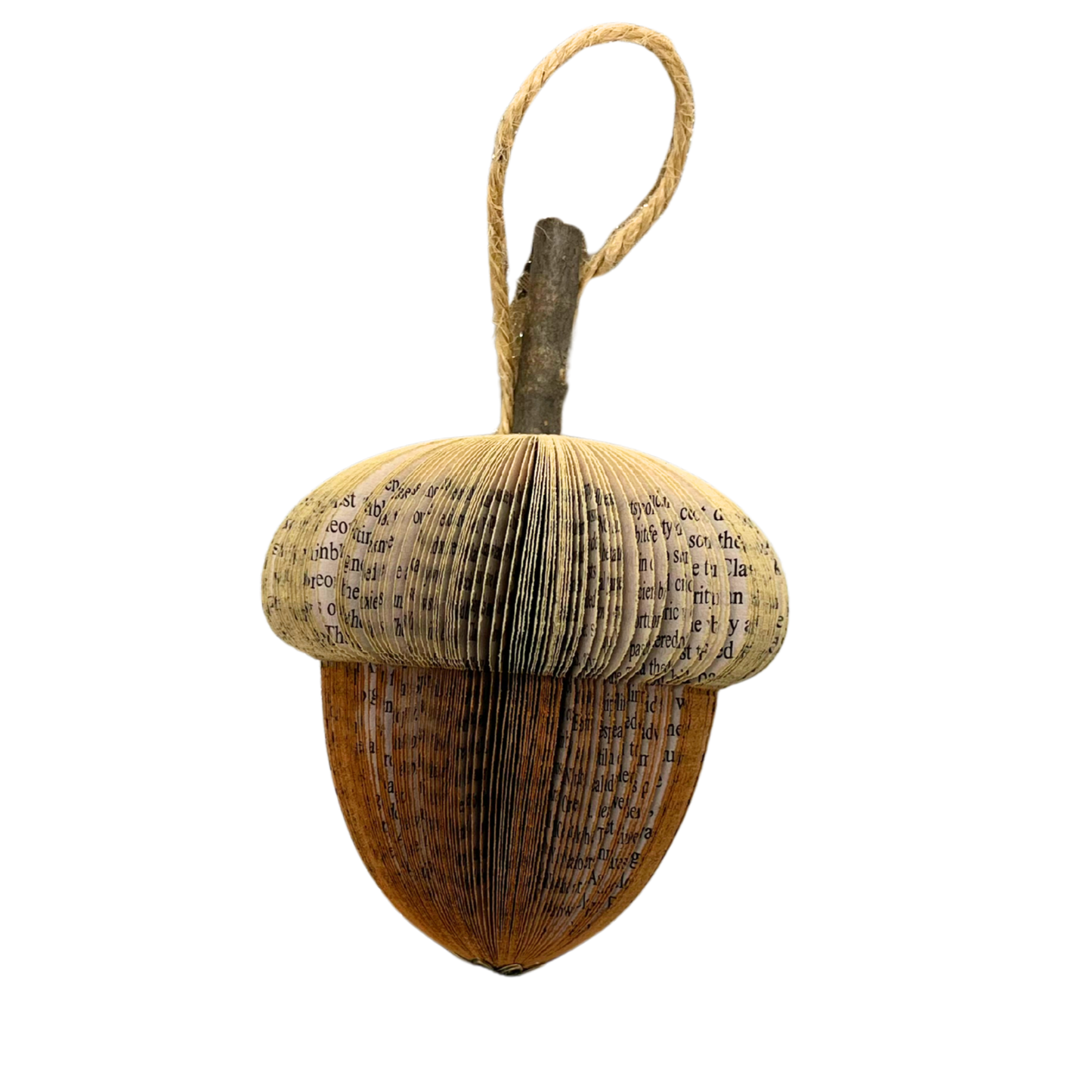 Literary Acorn Ornament