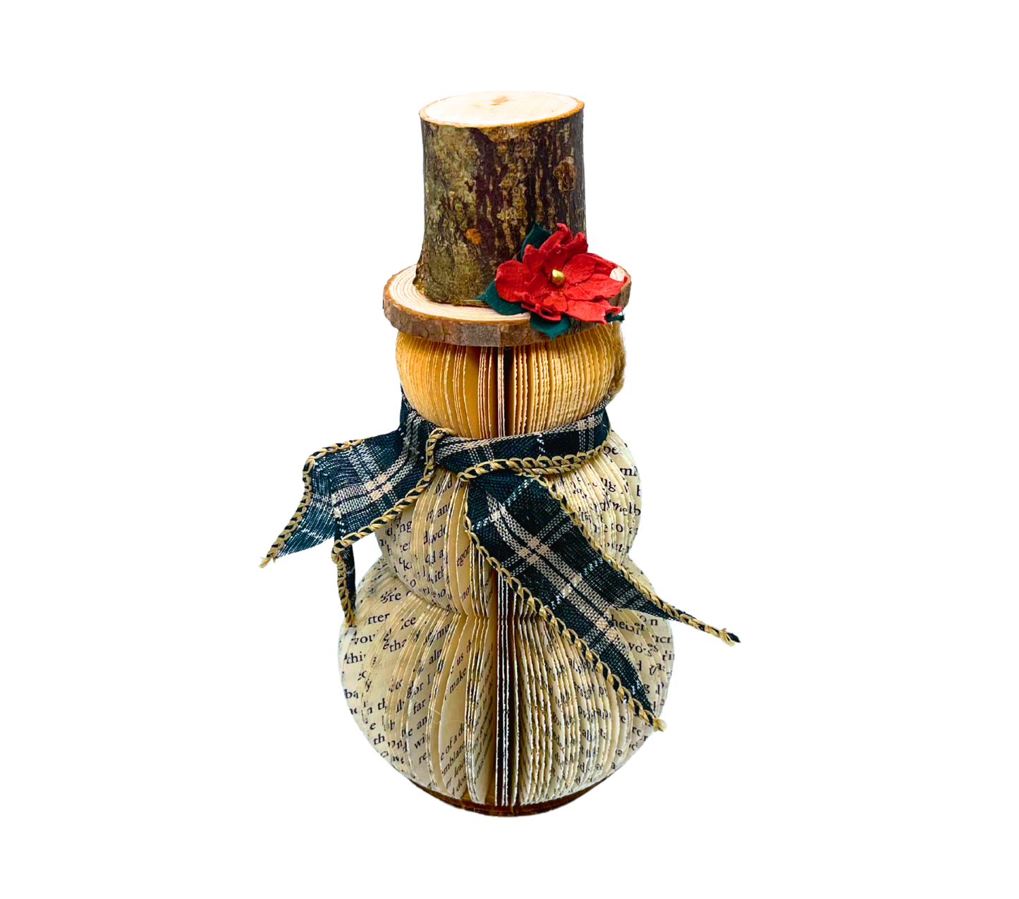 Mini Literary Snowman - Green