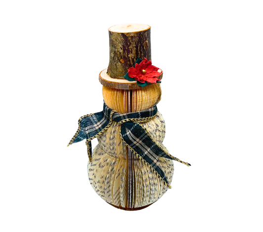 Mini Literary Snowman - Green