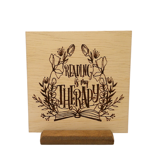 Reading is My Therapy - Quote Board