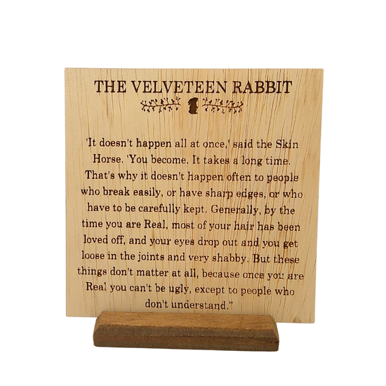 Velveteen Rabbit Quote Board