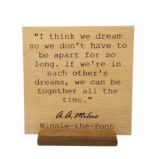 Pooh "Dream" Quote Board