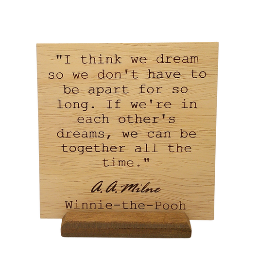 Pooh "Dream" Quote Board