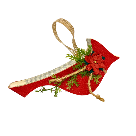 Hardback Cardinal Ornament