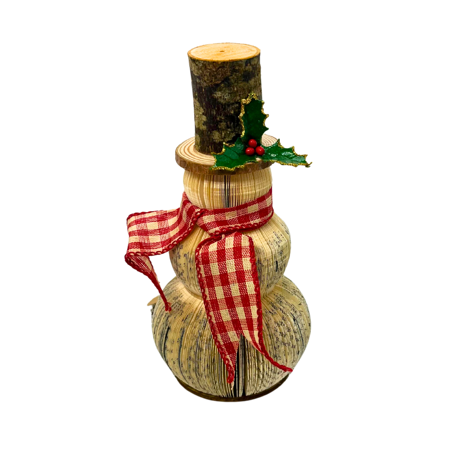 Mini Literary Snowman - Red