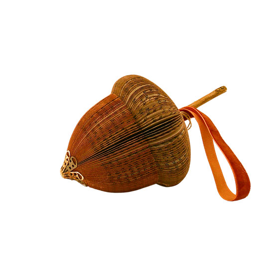 Literary Acorn - Brown Velvet Hanger