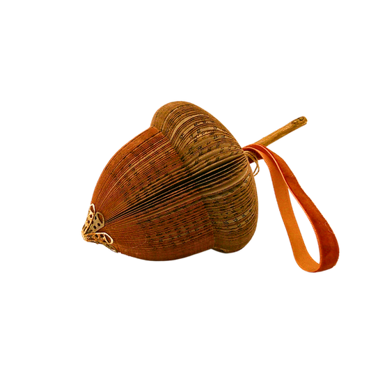 Literary Acorn - Brown Velvet Hanger