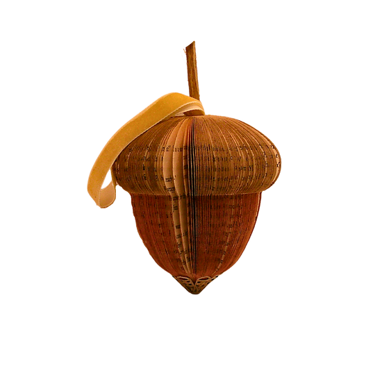 Literary Acorn - Cream Velvet Hanger