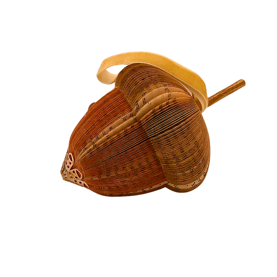 Literary Acorn - Cream Velvet Hanger