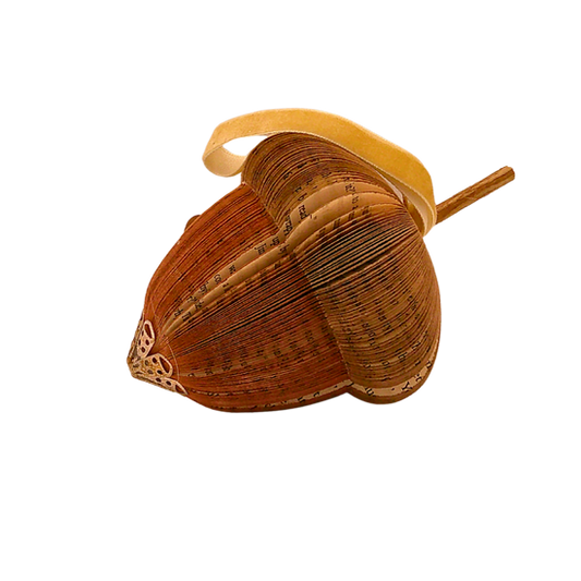 Literary Acorn - Cream Velvet Hanger