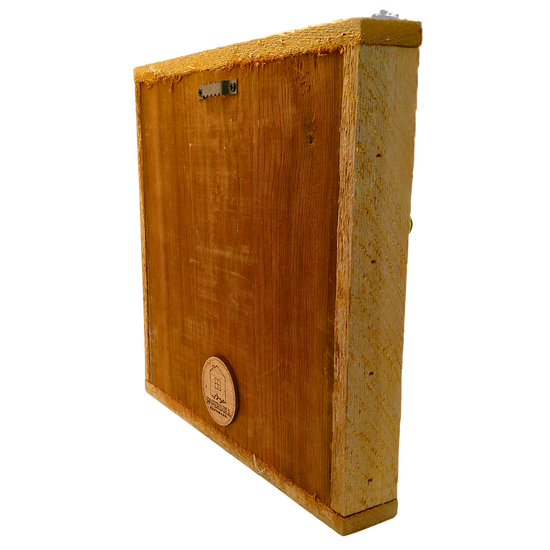 Rustic Box Framed Vase w/Floral - B